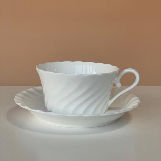 日本Nikko骨瓷宽口咖啡杯碟 保存品 商品图0