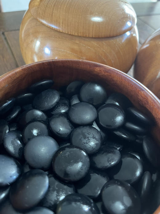 天然宝石围棋，白子白松石，黑子黑曜石。赠送木罐 商品图14