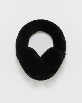 Yves Salomon - EARWARMER  REX RABBIT - BLACK - 配件 - 耳罩 - 黑色