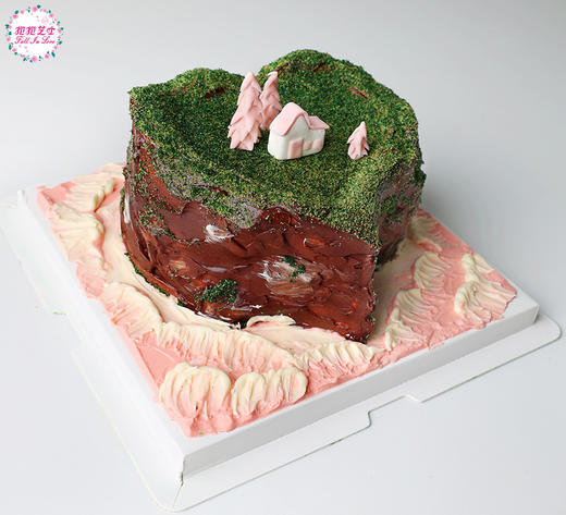 【新款】爱心岛屿微景观蛋糕 商品图5
