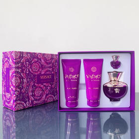 范思哲落日梦曲女士香水套装100ml+5ml+沐浴100ml+身体乳100ml