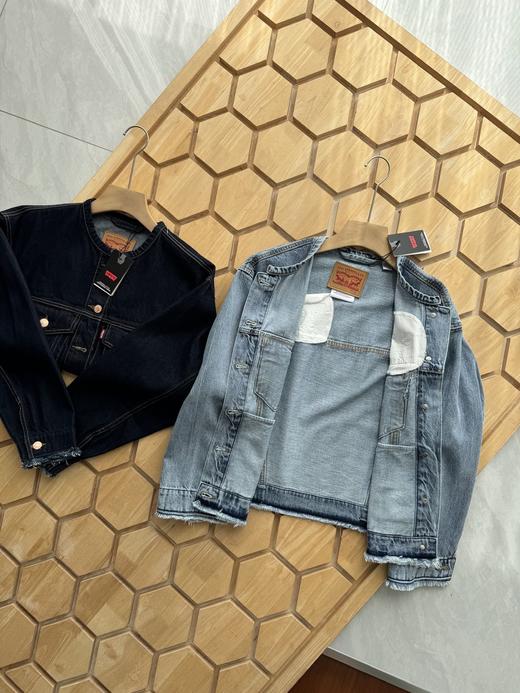 点此购买 Levi's李维斯春秋季女士破洞牛仔外套 daxu 298655 商品图6