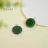玉美人菲菲HZ#S925碧玉吊坠约28mm 商品缩略图0