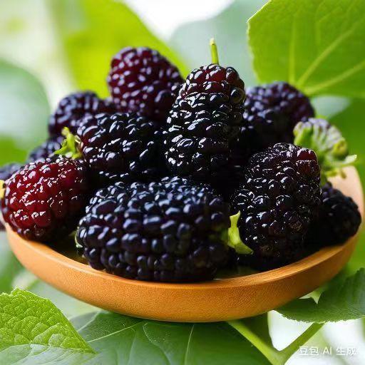 新疆黑桑葚干，头茬大果饱满成熟桑椹果，免洗桑葚枸杞桑椹子 商品图3