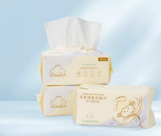 亲肤棉柔洗脸巾6包装 商品图2