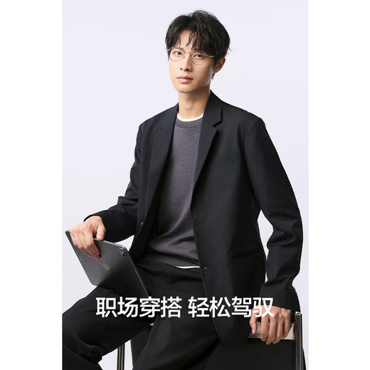 棉仓356812002-微宽松solotex易打理平驳领西服 商品图1