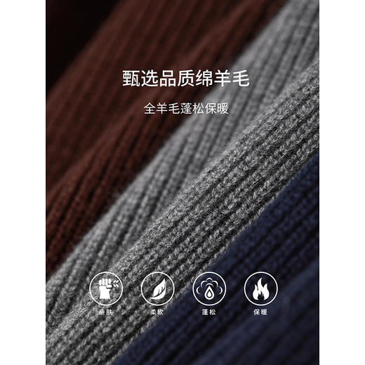 棉仓357635004-V领外穿针织衫 商品图3