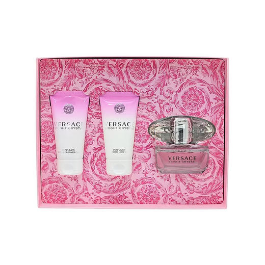 范思哲粉耀晶钻香水套装50ml+沐浴露50ml+身体乳50ml 商品图2