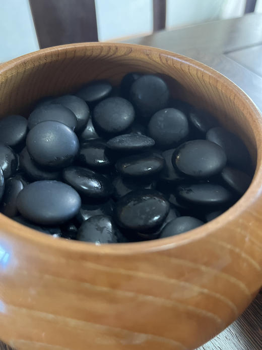 天然宝石围棋，白子白松石，黑子黑曜石。赠送木罐 商品图2