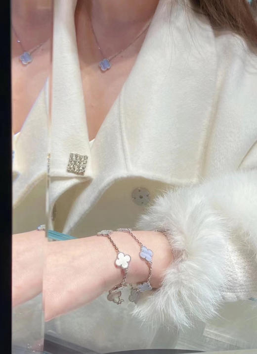 【梵克雅宝 Alhambra四叶幸运系列】 五花四叶草 紫色五花 手链 女款（SJ） 商品图4