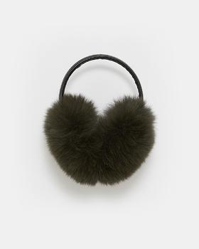 Yves Salomon - EARWARMER FOX - AMAZONE - 配件 - 耳罩 - 亚马逊绿