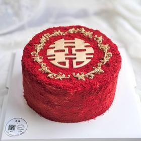 幸福叶结婚蛋糕 喜庆订婚甜品