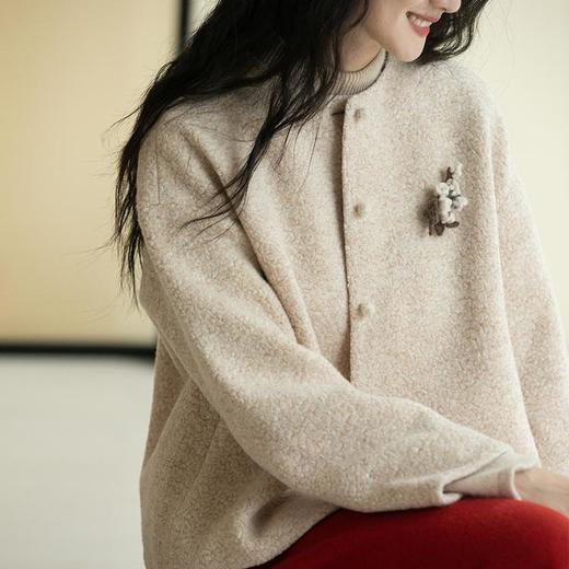 【*回归】牧衣游羊羔毛毛呢外套 限量福利款 小囍不支持会员折 商品图0