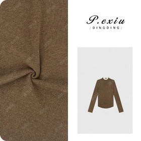 PanYiXiu/潘依绣羊-毛法式撞色拼接蕾丝立领针织上衣 ZZ0617