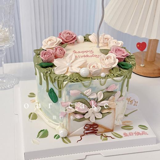 刮刀花/裱花蛋糕-低糖处理无添加 商品图2