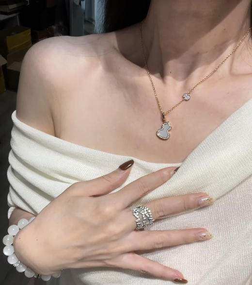 年后发！顶奢梵家发财玄学🔥柜上💰1w~10w+ 手工镶嵌工艺太完美【葫芦「麒麟」“东方图腾”系列&新款mini四叶草🍀】寓意福禄双收、吸财纳福💕镀金+5A锆石+贝母玛瑙等🙏美到极致 商品图4