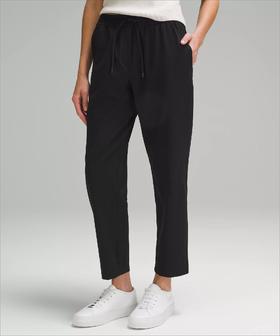 还有M号！lululemon 中腰休闲裤Tapered-Leg