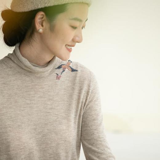 牧衣游原创手工刺绣羊毛套头衫 限量福利款 允星【不支持会员折】 商品图2