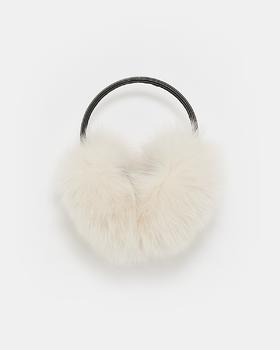 Yves Salomon - EARWARMER FOX - CALIN - 配件 - 耳罩 - 卡琳奶茶