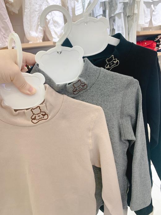 JT-23ST002忆童乐小熊打底衫（黑色偏多，90-130尺码可选） 商品图0