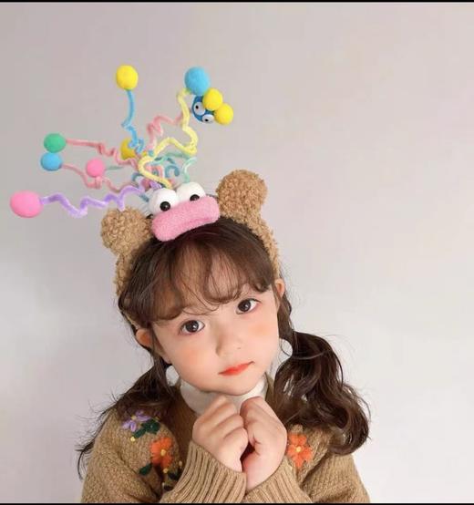 卡其色色欢乐摇摆萌发箍 商品图0