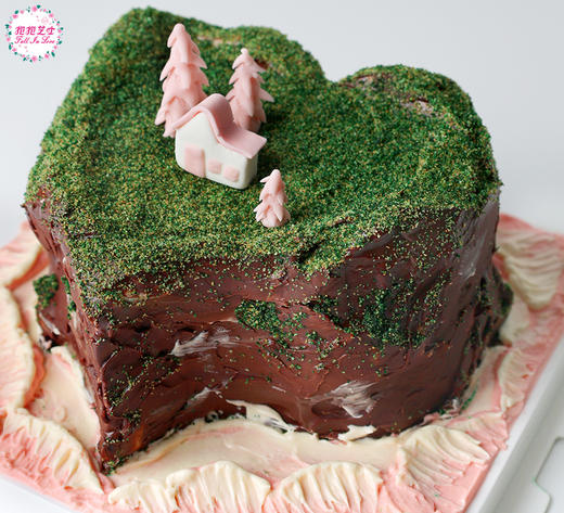 【新款】爱心岛屿微景观蛋糕 商品图7