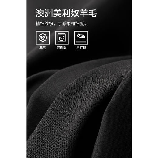 棉仓356804003-微宽松版可机洗羊毛翻领长袖衬衫 商品图2