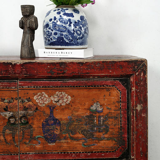 华伦家具三屉二门彩柜 商品图5