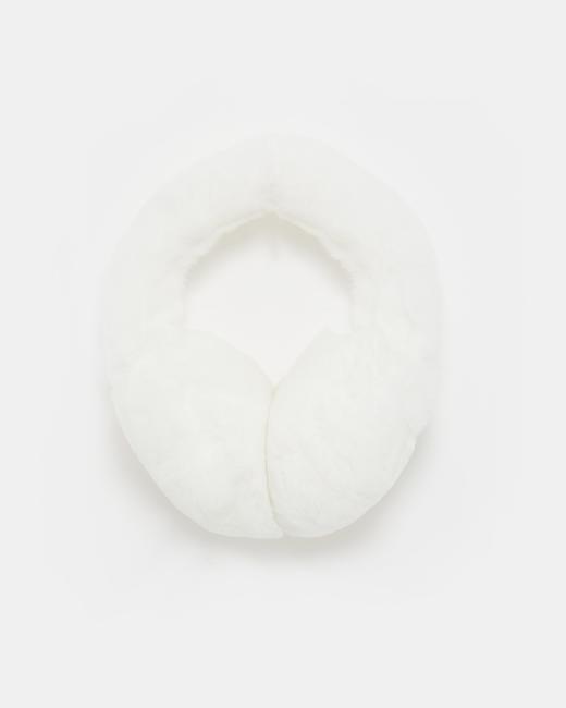 Yves Salomon - EARWARMER  REX RABBIT - WHITE - 配件 - 耳罩 - 白色 商品图0