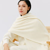 东黎 • 秀场同款 山羊绒女士秋冬华夫格流苏披肩 4380 商品缩略图4