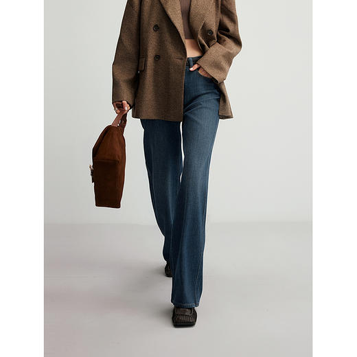 棉仓356619002-全能牛仔裤秋冬超模直筒牛牛仔裤 商品图2