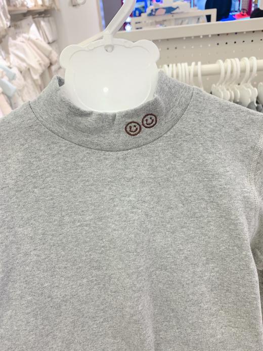 JT-23ST003忆童乐笑脸打底衫（粉色/灰色，90-130尺码可选） 商品图0