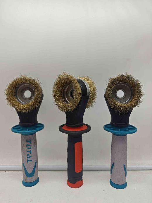 【货号07362】两轮加厚手柄钢丝轮除锈轮打磨机手动除锈抛光打磨清洁工具 商品图10