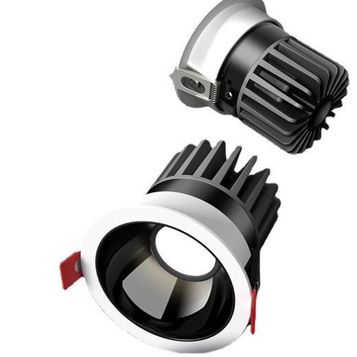 小山丘客厅光谱无主灯防眩中山嵌入式筒灯灯具led家用高显全射灯 商品图4