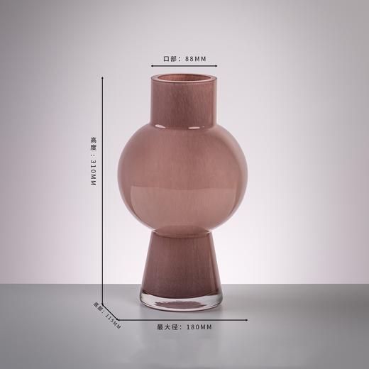 北欧现代简约ins风花瓶摆件客厅花瓶琉璃玻璃插花法式家居装饰 商品图4