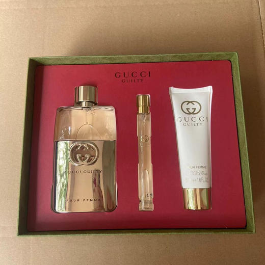 GUCCI古驰罪爱女士香水纯享节日礼盒90ml+10ml+身体乳50ml 商品图0