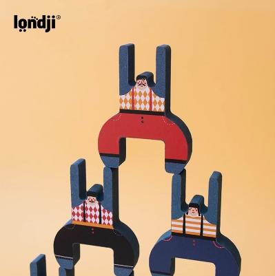 londji儿童进口木质玩具杂技演员 平衡游戏 商品图4