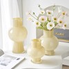 北欧现代简约ins风花瓶摆件客厅花瓶琉璃玻璃插花法式家居装饰 商品缩略图0