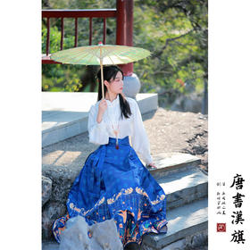 【逍遥游·苍苍】印花精美工艺新中式国风马面裙沉鱼落雁套装