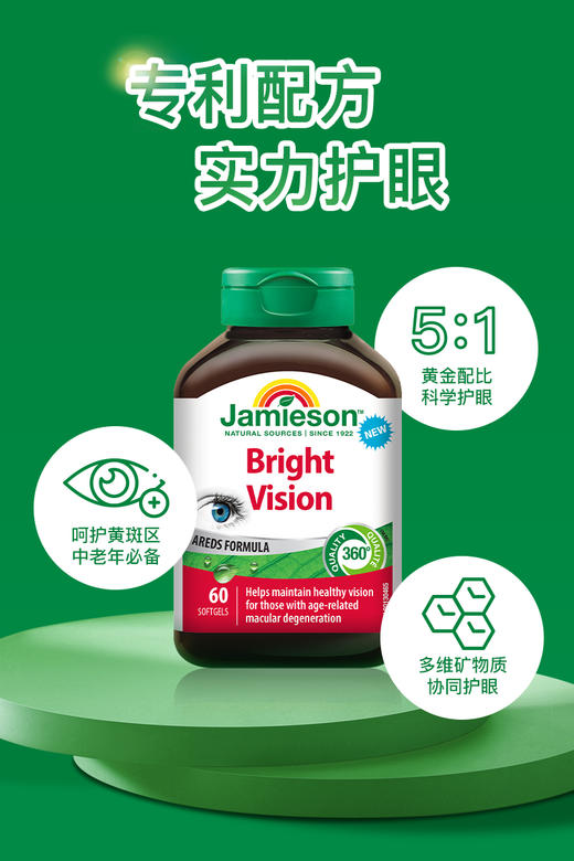 【分销】健美生AREDs复配叶黄素软胶囊60粒 商品图1