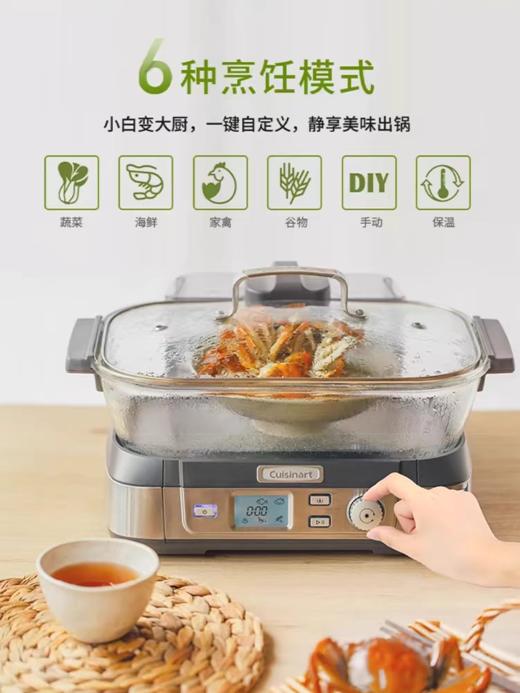 10摩飞 美膳雅电蒸锅  STM-8000WCN 5L 吊牌价1099元 活动价799元 商品图3