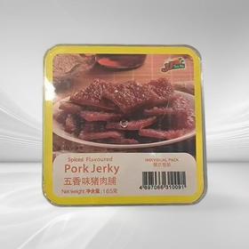 五香味猪肉脯 165g/盒