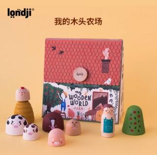 londji儿童进口木质玩具世界农场 商品图0