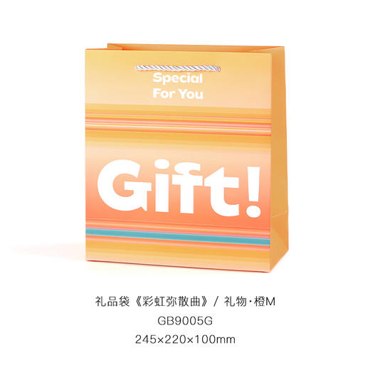 礼研社彩虹主题礼品袋 彩虹弥散曲系列 商品图6