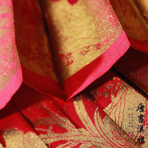 【春和景明·丹炽】织金妆花工艺新中式国风马面裙精致优雅套装 商品图6