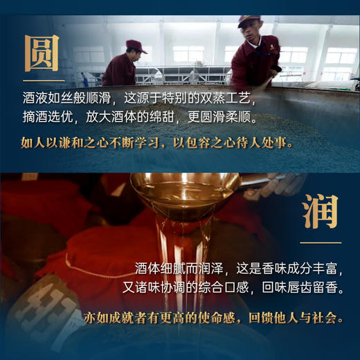 鸡公山茶香型白酒信阳名片毛尖茶酒优级粮食酒52度500ml*6瓶/箱 商品图3