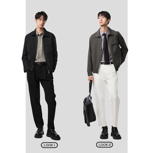 【品牌优选】棉先生-SOLOTEX翻领行政夹克 商品图1