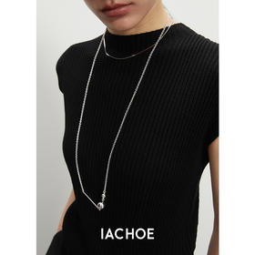 棉仓3521505004-早秋新款百搭全羊毛背心   修身黑色纯色无袖短袖T恤上衣