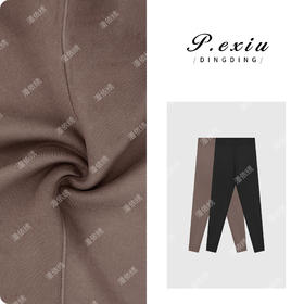 04-4潘依绣丁丁宠粉秋冬慕斯绒提臀显瘦鲨鱼裤打底裤 CF3392