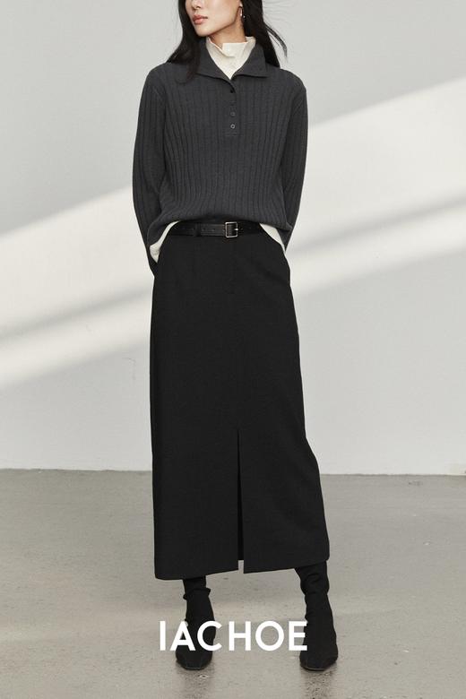 棉仓3531517018-前开叉半身裙 商品图4